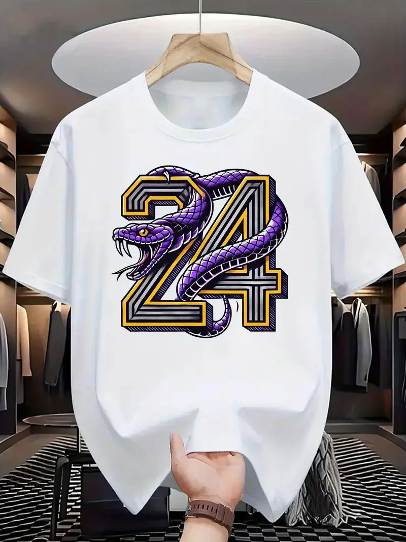 white shirt with purple graphic - TikTok Shop