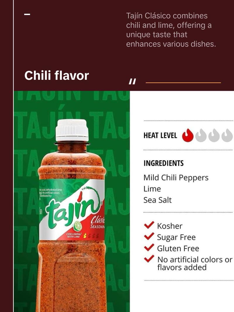 Tajin Clasico Chile Lime Seasoning 32 oz (2 lbs)