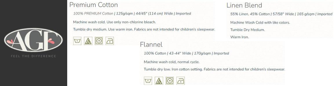 Potager Fabric Collection - Hens and Chicks in Flannel