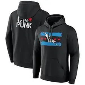 WWE Return of CM Punk Hoodie - Black - Mens