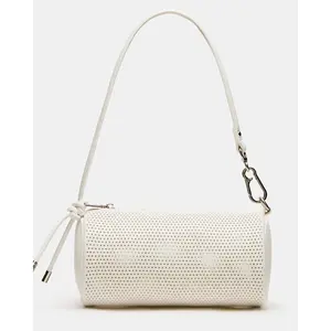 Steve Madden PRIYA PERFORATED BAG WHITE