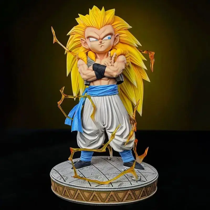 15cm Gotenks Ssj3 Figure Super Saiyan 3 Gotenks Action Figures 25cm Pvc Statue Collection Model Toys Children Gift