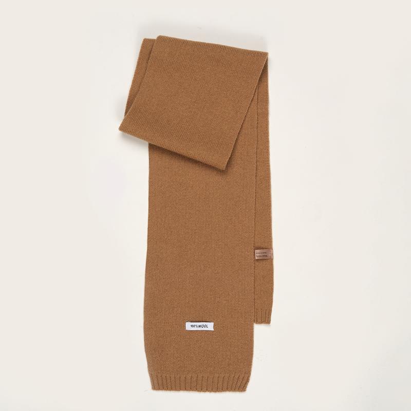 100% Wool Solid Color Scarf Elegant Thickened for Women  Men Fashion Accessories for Fall  Winter Chunky Herringbone Casual All - Season Wear balaclava floral print long scarf leopard hat stylish formen and outdoor