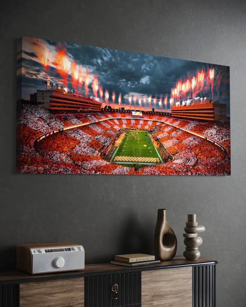 Tennessee Volunteers Football "Rocky Top Reflections" Neyland Stadium | College | After Darkness Art Tarell