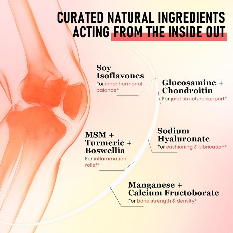 HealthA2Z 9 in 1 Joint Health for Women - 90 Tablets, 30-Day Supply (Pack of 1) - Glucosamine, Chondroitin, MSM, Soy Isoflavones & Turmeric for Female Joint Comfort, Flexibility, Mobility, Bone Health, Mood, Sleep & Hormonal Balance HealthA2Z 9 in 1 Joint Health for Women - 90 Tablets, 30-Day Supply (Pack of 1) - Glucosamine, Chondroitin, MSM, Soy Isoflavones & Turmeric for Female Joint Comfort, Flexibility, Mobility, Bone Health, Mood, Sleep & Hormonal Balance