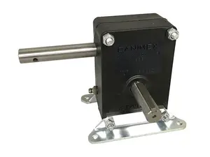 GarageDoorProject ¢ P40 Worm Gear Reducer 5:1 Gear Ratio Industrial Speed Reducer Precision Keyway Shaft |   GarageDoorProject |   100% OEM | US Vendor