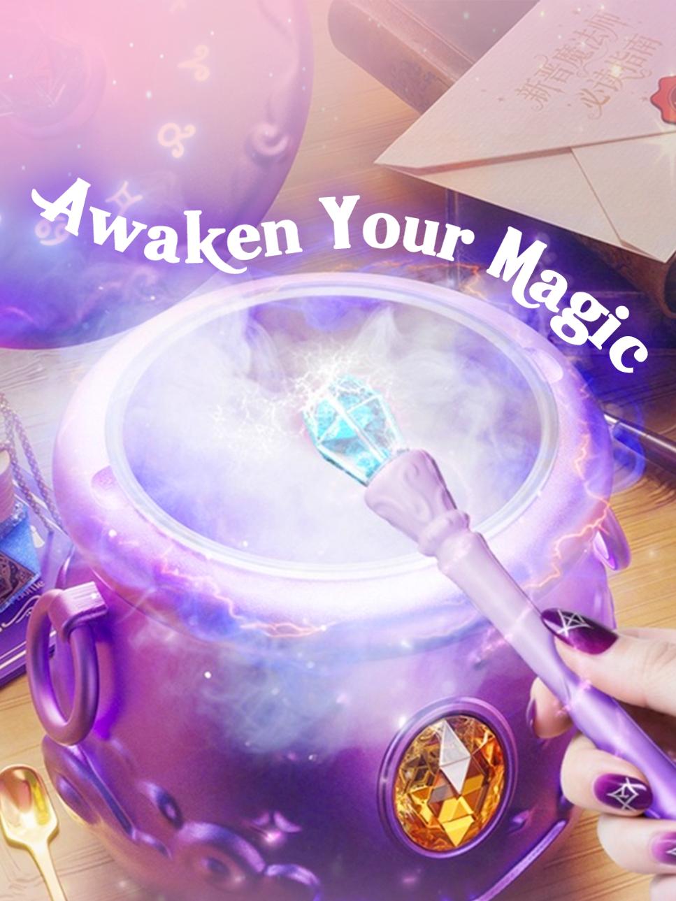 Ultimate Magic Gift-Box: Magic Wishcraft Lab Deluxe Cauldron Potion Kit for Enchanting Creativity & Versatile Magical Projects