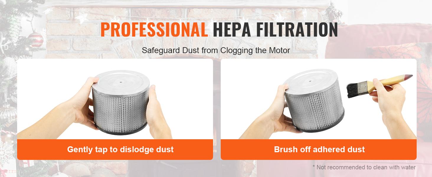 VEVOR Ash Vacuum Cleaner, TikTokShopBlackFriday, 4 Gallon with 1200W Powerful Suction, Ash Vac Collector with 47.2 in Flexible Hose, for Fireplaces, Log Burner, Grills, Pellet Stoves, Wood Stove, Pizza Ovens, Fire Pits