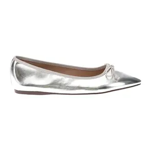 Chinese Laundry Womens Audrey Metallic Ballet Flats Casual - Silver