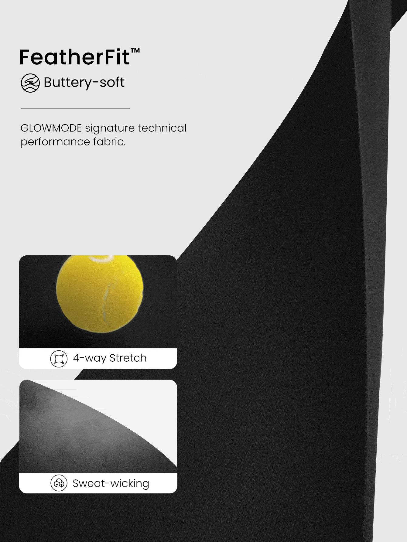 GLOWMODE 4.3" FeatherFit Anti-Slip Pocket Bike Shorts Non Front Seam Low Impact Cycling Running Gym Workout Summer TikTokShopBlackFriday