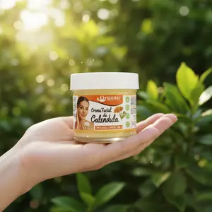 Organic Crema Facial de Caléndula – Hidratante Natural 250 g | Para Piel Seca y Sensible