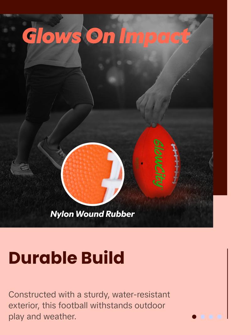 Glow in the Dark Light Up LED Football Glow in the Dark Light Up LED Football