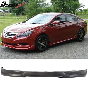 Front Bumper Lip Chin for Hyundai Sonata 2011-2014 IX Style Unpainted PU