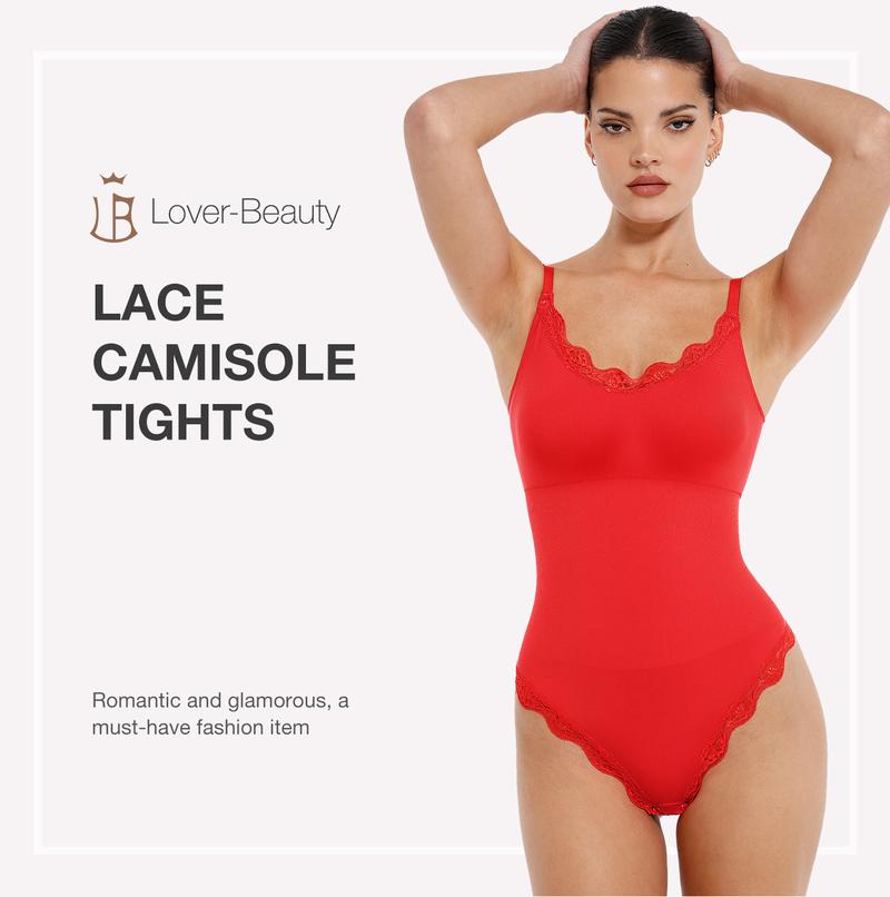 FeelinGirl Women's Lace Bodysuits U Neck Sleeveless Thong Shapewear Seamless Body Suits Tops Leotard FeelinGirl Women's Lace Bodysuits U Neck Sleeveless Thong Shapewear Seamless Body Suits Tops Leotard