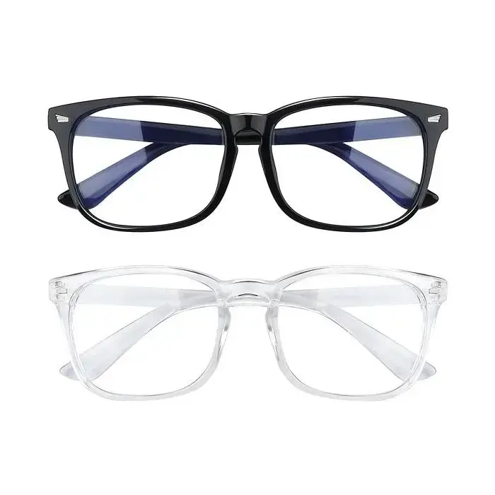 Vintage Square Eyeglasses 2026, Classic Lightweight Frame for Unisex, Prescription Ready for Gaming & Daily Wear