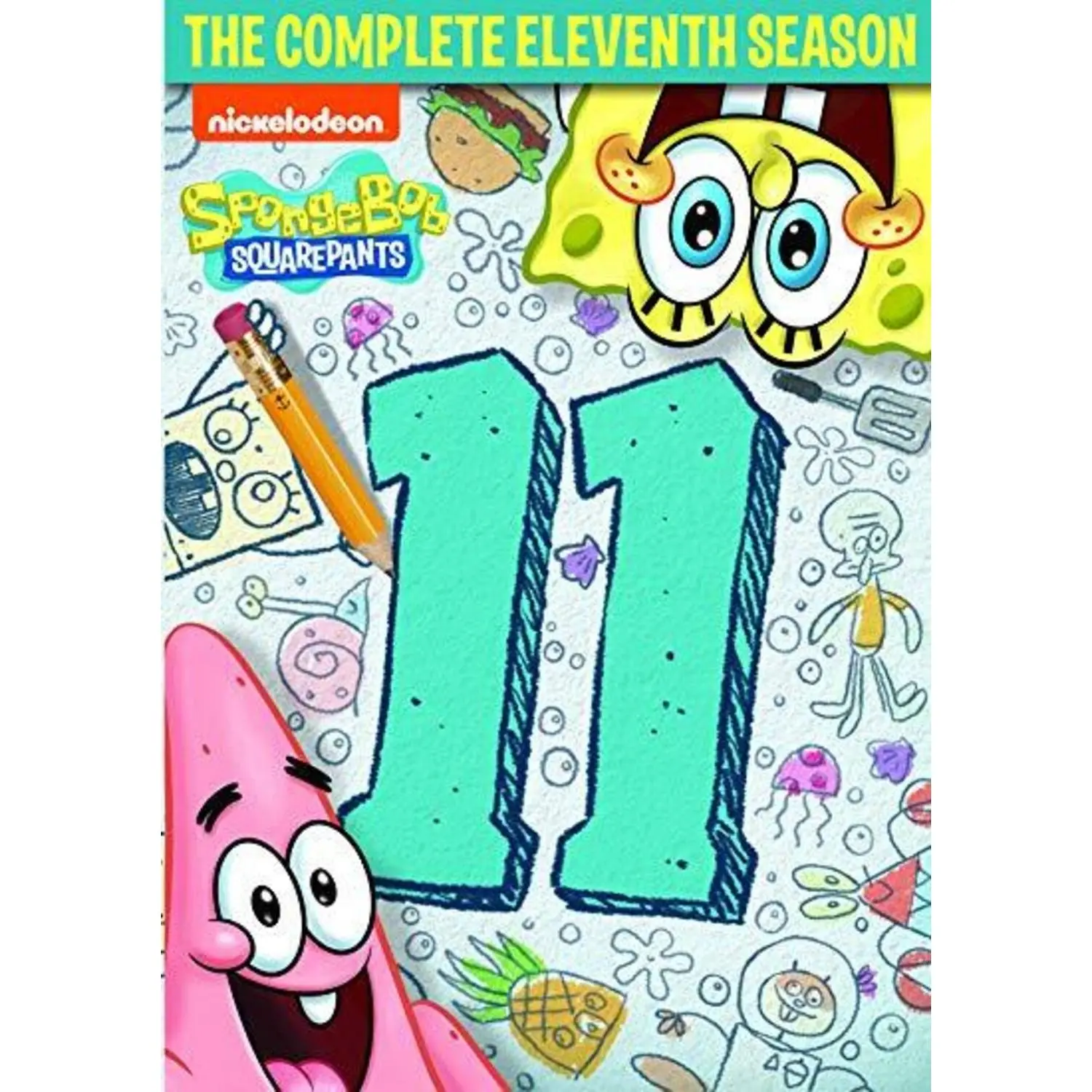 SpongeBob SquarePants: The Complete Eleventh Season Nickelodeon Animation Family DVD 3-Pack, AC-3/Dolby Digital, Amaray Case, Dubbed, Widescreen