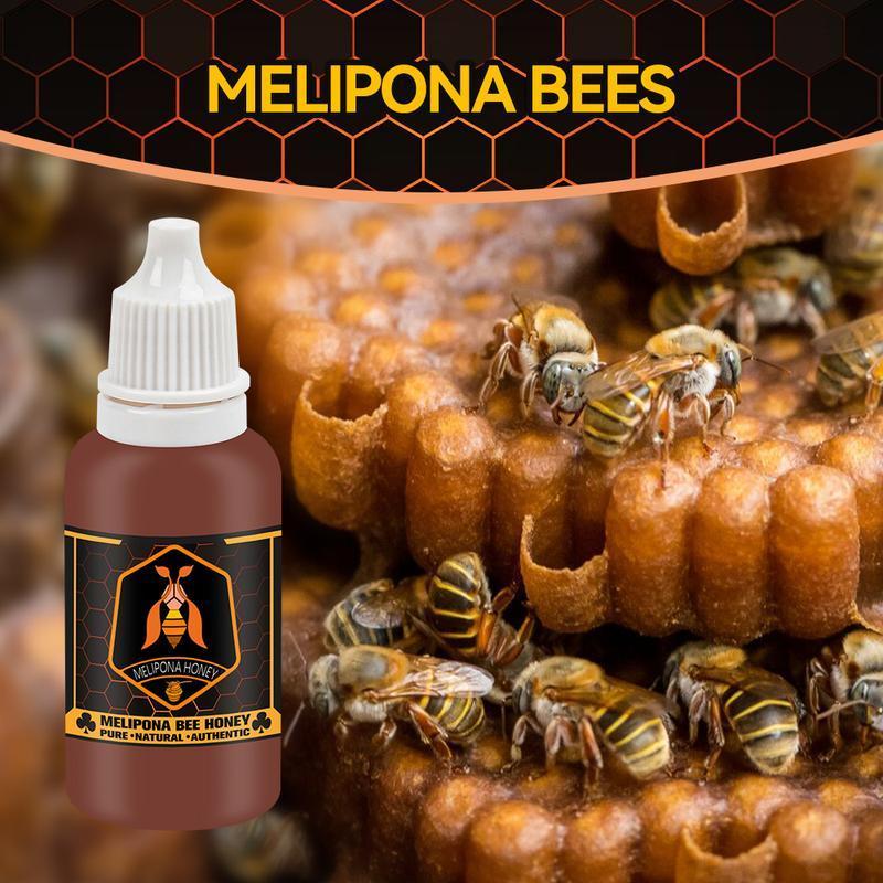 Melipona Honey Stingless Bee Honey Meliponini Honey Miel Melipona Original Authentic Natural Sweet Flavor 15ML Pure Natural Safe