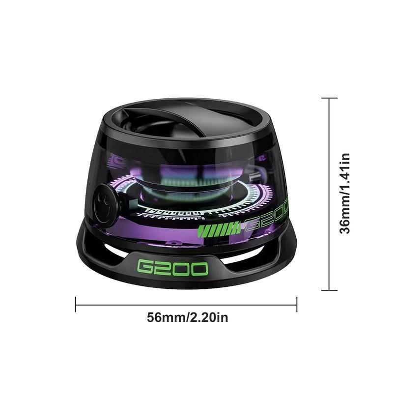 Portable Bluetooth Speaker G200 RGB Lighting Magnetic Speaker BT5.3 Mini Sound Box 7 Hours Playback Phone Holder,Mini LED Shower Speaker , Premium Sound Quality , 10-Hour Playtime