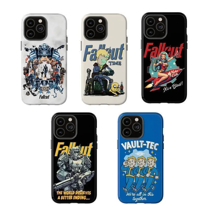 Fallout-Inspired Retro Gaming Aesthetic Heavy Duty Shockproof Tough Phone  Case For iPhone 11 12 13 14 15 16 17 Pro Max Plus - TikTok Shop