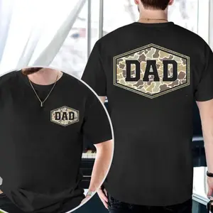 Camouflage Dad Shirt, Retro Varsity Dad Tee, Duck Camo Father’s Day Gift, Classic Dad Shirt, Retro Dad Shirt, Gift For Dad