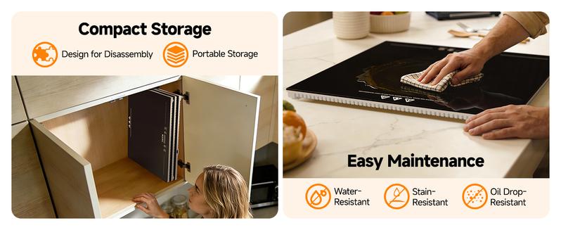 FEPPO 2026 Electric Warming Tray (Extra Long 47”x15”) with Independent Temp & Timer Control, Food Warmers for Parties Buffet with 10 Temp Settings and Timer for Parties Buffet, Gatherings