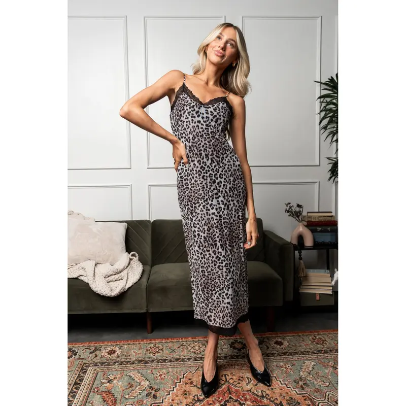 chinese dress ladies Linen Slip Dress – l u • c i e e