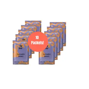 Sip Solo Flavored Syrup Lavender Honey Bundle (10 packets)