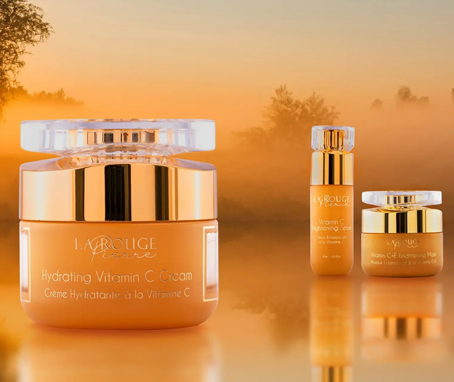LaRouge Topaz Collection - 1) Serum 2) Cream 3) Mask