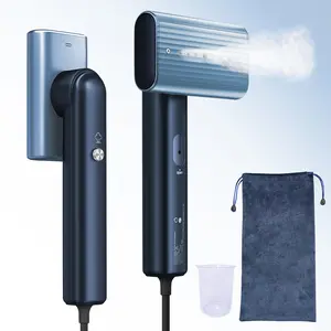 Nexdoo Travel Steamer for Clothes, Portable Garment Steamer Iron, 1lb Lightweight, 5s Fast Heating, 360° Rotating Head, Large Panel, 1200W Powerful Handheld Steamer & Iron 2 In 1, Compact Steamer for Home & Trip