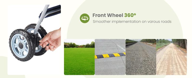 Pet Stroller for Dogs and Cats, Foldable, Lightweight and Durable, Ideal for Small to Medium Pets, Includes Storage Basket and Cup Holders