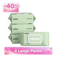 4 Large Packs (320 Wipes Total)