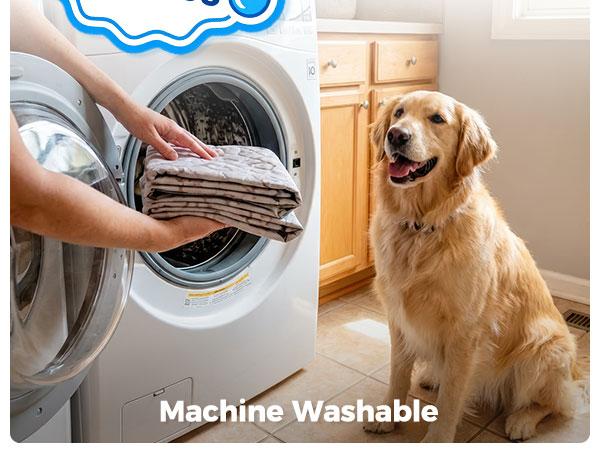 FXW Washable Pee Pads for Dogs, Puppy Pads with Super Absorbent, Specifically Designed for 18"/24"/30"/36" Length Cages, Khaki