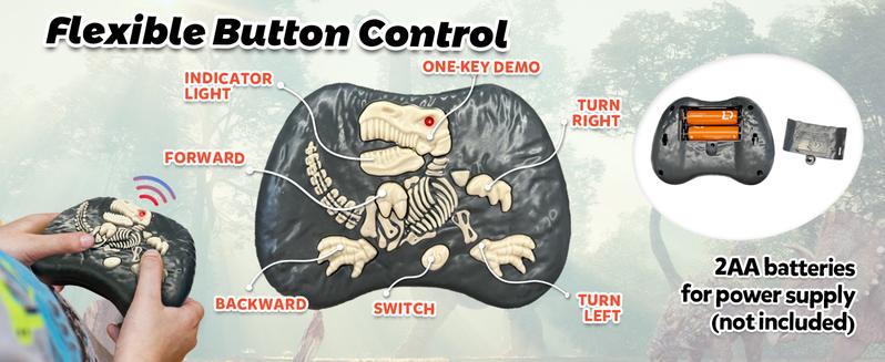 (New Release) RC Spinosaurus Toy, swift movement & water spray, gift for kids