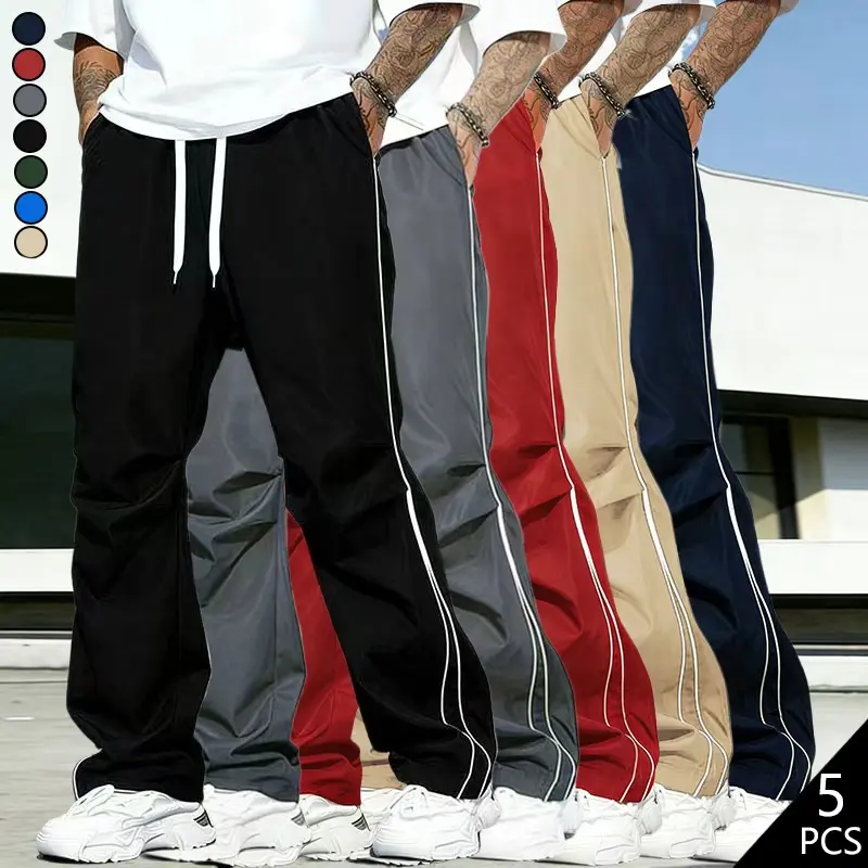 Black + Gray + Burgundy + Khaki + Dark Navy