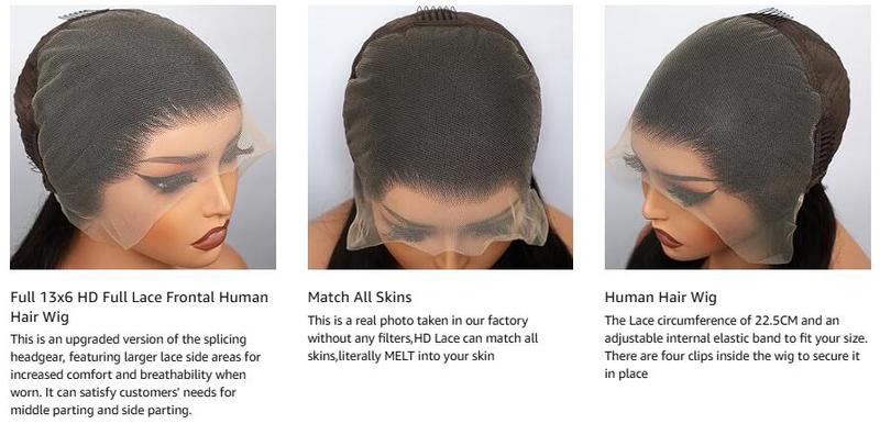 【NEW IN】Lemoda 13x6 Burmese Loose Deep Wave Curly Wig Human Hair 200 Density 13x4 Curly Lace Front Wigs Human Hair HD Transparent Lace Wig Pre Plucked 15A Burmese Virgin Human Hair Wigs for Women