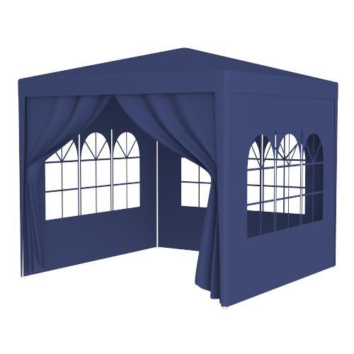 Outdoor Party Tent 10'x30' with 8 Removable Sidewalls Waterproof Canopy Patio Wedding Gazebo White Big Spacious Durable PE Cloth Upgraded Pipe Connection for Better Stability