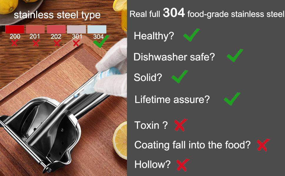 Real Stainless Steel Lemon Squeezer Citrus Juicer Hand Press Heavy Duty Manual Squeeze Juice Extractor Maker Orange Lime Grapefruit Presser Real Stainless Steel Lemon Squeezer Citrus Juicer Hand Press Heavy Duty Manual Squeeze Juice Extractor Maker Orange Lime Grapefruit Presser