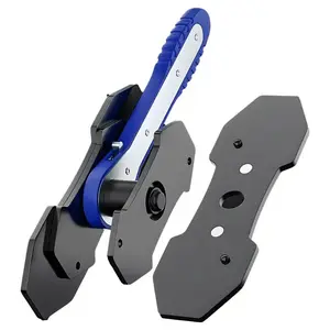 Front & Rear Disc Brake Pad Kit - Heavy Duty, High Durability, Low Noise Automotive Replacement Parts with Rust-Resist Alloy for DIY Brake Refresh, Car Maintenance Automotive Tools