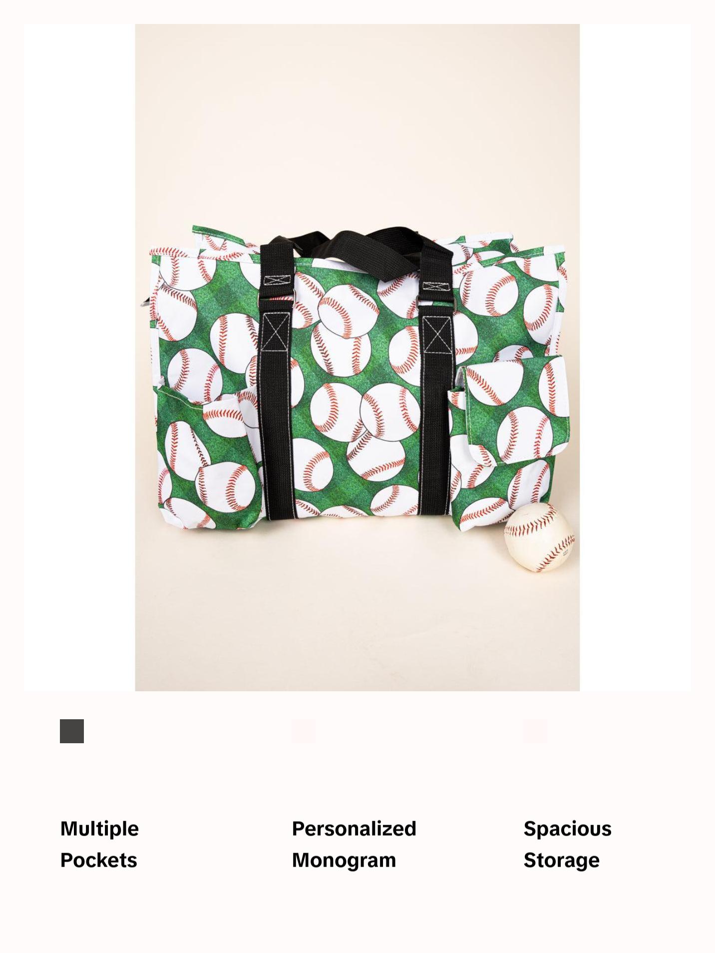 Bases Loaded Large Organizer Tote