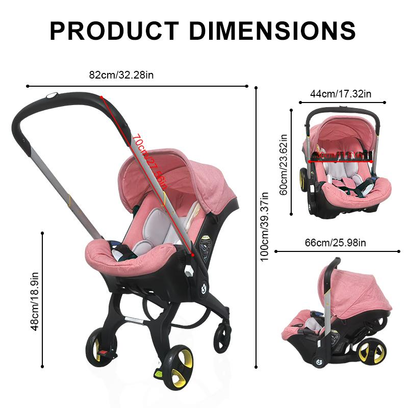 (No Base)Baby Stroller with Free Bag ,Newborn Stroller,Foldable Stroller Legs,Equipped with Chest Clip,One-Click Contraction Function,Alloy Metal Material,4-wheel Travel Toddler Stroller (No Base)Baby Stroller with Free Bag ,Newborn Stroller,Foldable Stroller Legs,Equipped with Chest Clip,One-Click Contraction Function,Alloy Metal Material,4-wheel Travel Toddler Stroller