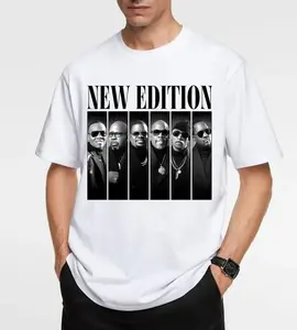 New Edition Shirt Hoodie, Retro The New Edition Graphic Tee, New Edition Tour 2026 Merch Tee, New Edition R&B Band Tour Shirt, Gift For Fans