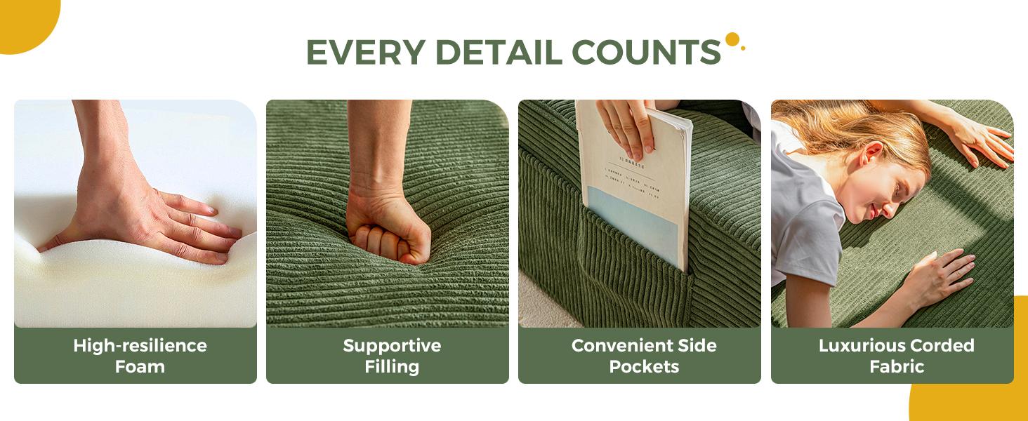 MAXYOYO Convertible Sofa Bed, 80" Oversized Boneless Loveseat Couch 4 in 1 Foldable Floor Sofa Couch in A Box with 2 Cup Holders, Folding Sleeper Chair for Living Room, No Assembly Required MAXYOYO Convertible Sofa Bed, 80" Oversized Boneless Loveseat Couch 4 in 1 Foldable Floor Sofa Couch in A Box with 2 Cup Holders, Folding Sleeper Chair for Living Room, No Assembly Required