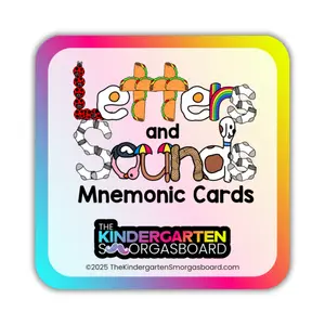 LETTERS and Sounds Mnemonic Cards Set LETTERS and Sounds Mnemonic Cards Set