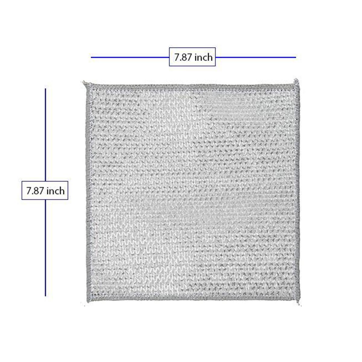 【FaddishDeal】10PCS Non-scratch wire reel cloth, mesh wire cloth Reusable non-scratch cleaning cloth, multi-purpose wire reel cloth. 【FaddishDeal】10PCS Non-scratch wire reel cloth, mesh wire cloth Reusable non-scratch cleaning cloth, multi-purpose wire reel cloth.
