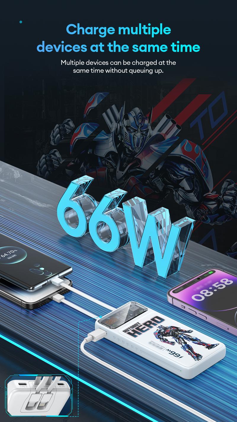 Transformers TF-SD01 10000 and 20000 mAh Mobile Power Bank