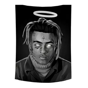 Tapestry  Hip Hop XXXTentacion Anime Style Wall Hanging Decor Double Sided Wall Art Decor Decoration Wall Flag Tapestry