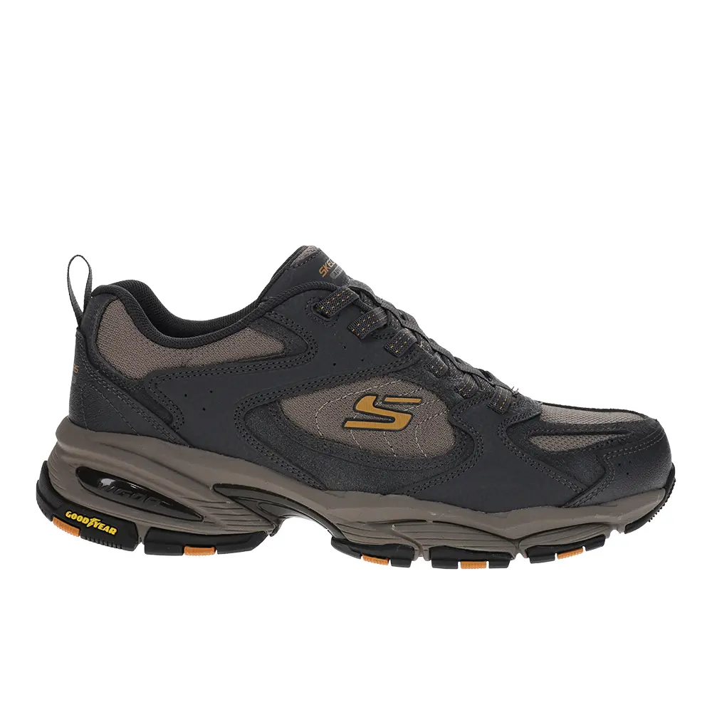 Skechers Mens Vigor 3.0 Taestro Lace Up Sneakers Shoes Casual - Grey