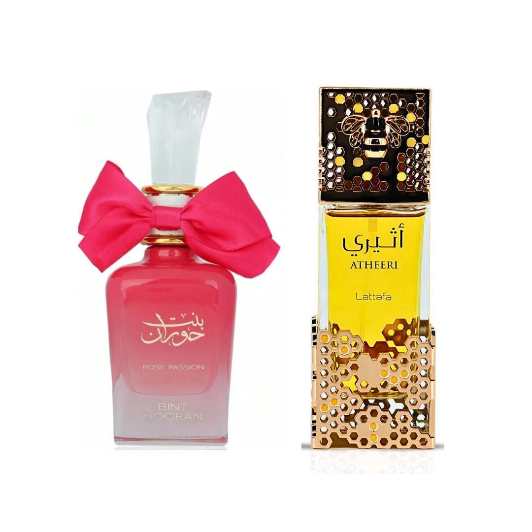 Milena + Bint Hooran Rose Passion --- 2 piece bundle