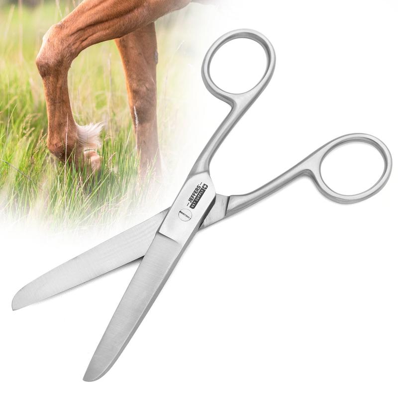 Jeffers Horse Grooming Fetlock Shears, Stainless Steel