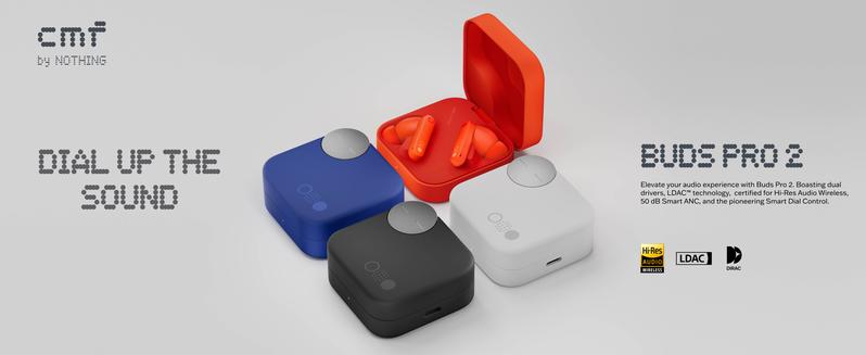 「CMF Buds Pro 2」 Wireless Earbuds with Adjustable Noise Cancellation, ChatGPT Integration, Hi-Res Audio with LDAC, Electronic Headset, 50 dB Hybrid Noise Cancelling, IP55 Waterproof, 43H Play Time, 6 HD Mics Headphones 「CMF Buds Pro 2」 Wireless Earbuds with Adjustable Noise Cancellation, ChatGPT Integration, Hi-Res Audio with LDAC, Electronic Headset, 50 dB Hybrid Noise Cancelling, IP55 Waterproof, 43H Play Time, 6 HD Mics Headphones